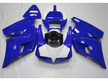 Aftermarket 1993-2005 Gloss Blue & White Ducati 996 748 916 998 Motorcycle Fairing