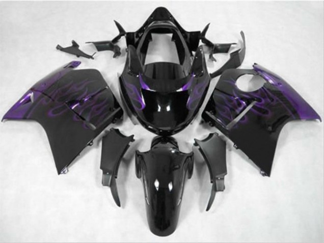 Aftermarket 1996-2007 Dark Purple Flame Honda CBR1100XX Motorcycle Fairing