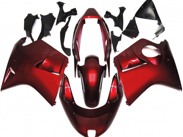 Aftermarket 1996-2007 Deep Vibrant Red Honda CBR1100XX Motorcycle Fairing