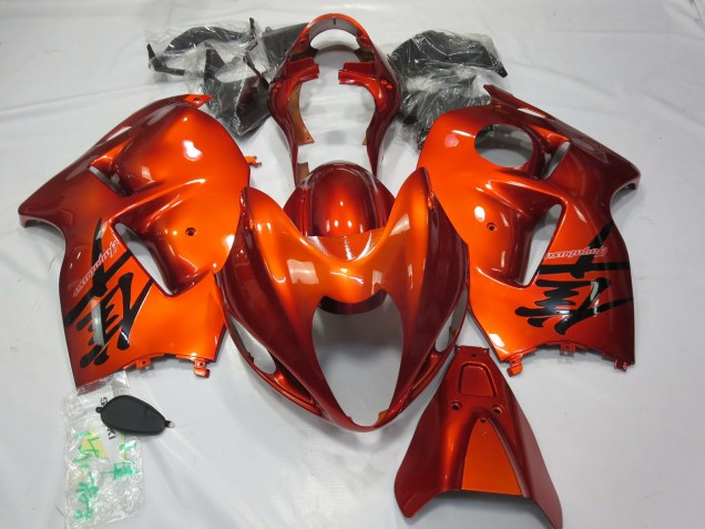 Aftermarket 1997-2007 Burnt Orange Suzuki GSXR 1300 Motorcycle Fairing