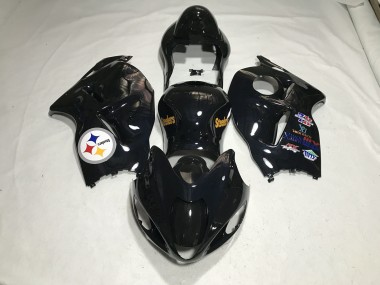 Aftermarket 1997-2007 Gloss Black Team Suzuki GSXR 1300 Motorcycle Fairing