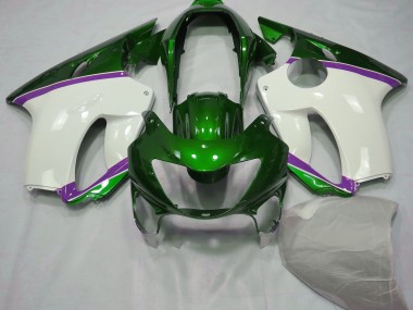 Aftermarket 1999-2000 Lizard Green and Purple Honda CBR600 F4 Motorcycle Fairing