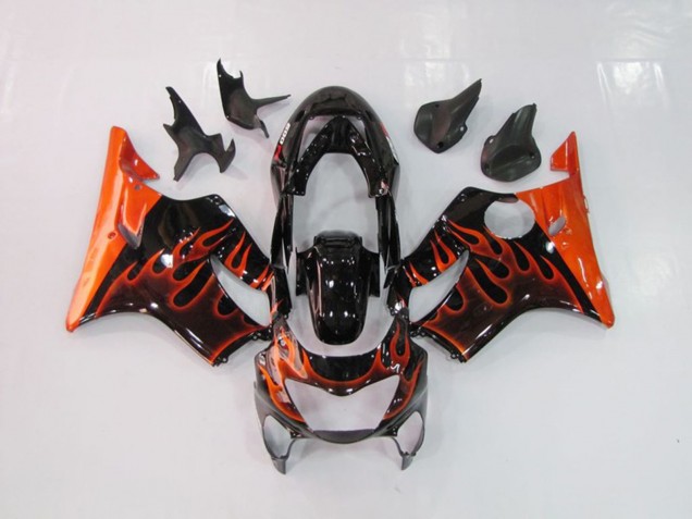 Aftermarket 1999-2000 Orange Flame Honda CBR600 F4 Motorcycle Fairing