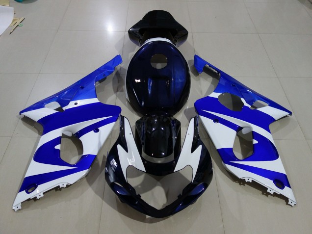 Aftermarket 2000-2002 Deep Blue & Suzuki GSXR 1000 Motorcycle Fairing