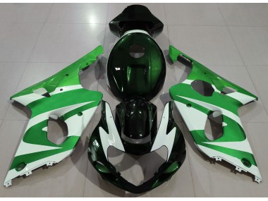 Aftermarket 2000-2002 Deep Green & Suzuki GSXR 1000 Motorcycle Fairing