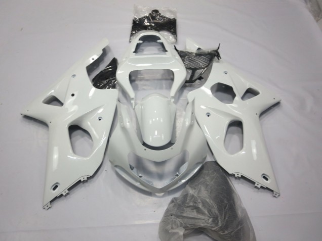 Aftermarket 2000-2002 Gloss White Suzuki GSXR 1000 Motorcycle Fairing