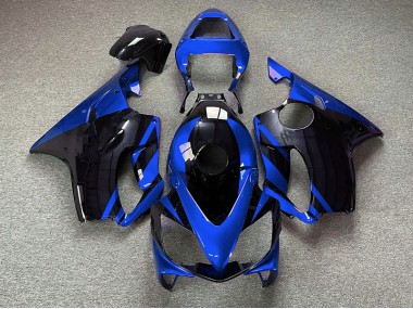 Aftermarket 2001-2003 Gloss Blue and Black Honda CBR600 F4i Motorcycle Fairing