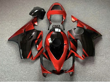 Aftermarket 2001-2003 Gloss Red and Black Honda CBR600 F4i Motorcycle Fairing