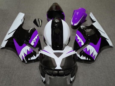 Aftermarket 2002-2005 Purple Shark Kawasaki ZX12R Motorcycle Fairing