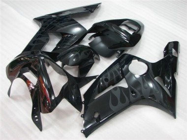 Aftermarket 2003-2004 Black Flame Kawasaki ZX6R Motorcycle Fairing