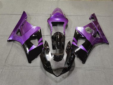 Aftermarket 2003-2004 Gloss Purple & Black Suzuki GSXR 1000 Motorcycle Fairing