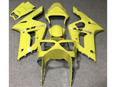 Aftermarket 2003-2004 Gloss Yellow Kawasaki ZX6R Motorcycle Fairing