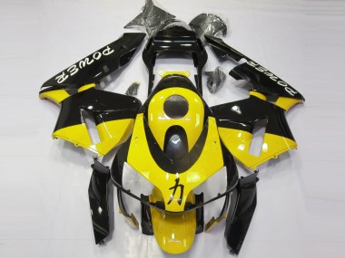 Aftermarket 2003-2004 Gloss Yellow Power Honda CBR600RR Motorcycle Fairing