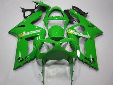 Aftermarket 2003-2004 Green OEM Style- ZX6R 03-04 Kawasaki ZX6R Motorcycle Fairing