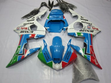 Aftermarket 2003-2005 Classic Dunlop Yamaha R6 Motorcycle Fairing