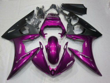 Aftermarket 2003-2005 Gloss Dark Pink Yamaha R6 Motorcycle Fairing