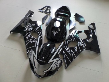 Aftermarket 2004-2005 Corona Black Suzuki GSXR 600-750 Motorcycle Fairing