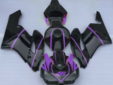 Aftermarket 2004-2005 Gloss Black & Purple Honda CBR1000RR Motorcycle Fairing