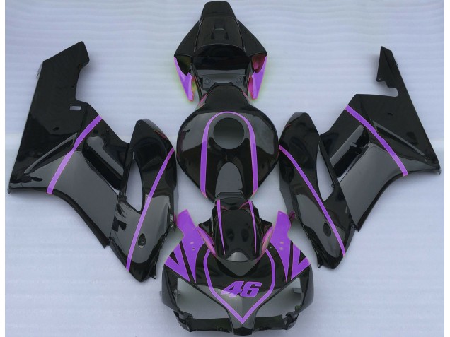 Aftermarket 2004-2005 Gloss Black & Purple Honda CBR1000RR Motorcycle Fairing