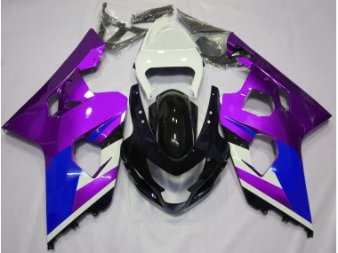 Aftermarket 2004-2005 Gloss Purple Suzuki GSXR 600-750 Motorcycle Fairing