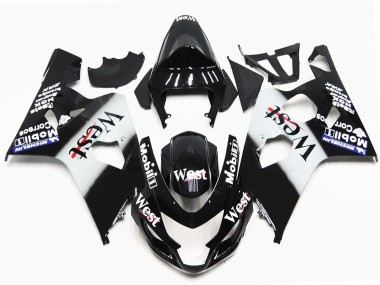 Aftermarket 2004-2005 Gloss west OEM Style Suzuki GSXR 600-750 Motorcycle Fairing