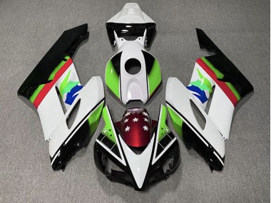 Aftermarket 2004-2005 Green and Red Flag Honda CBR1000RR Motorcycle Fairing