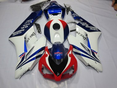 Aftermarket 2004-2005 HRC Red and White Honda CBR1000RR Motorcycle Fairing