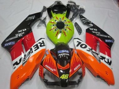 Aftermarket 2004-2005 Lime Rossi Repsol Honda CBR1000RR Motorcycle Fairing