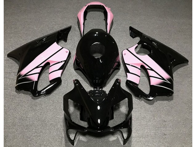 Aftermarket 2004-2007 Custom Pink and Black Honda CBR600 F4i Motorcycle Fairing