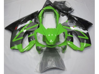 Aftermarket 2004-2007 Gloss Green & Grey Honda CBR600 F4i Motorcycle Fairing