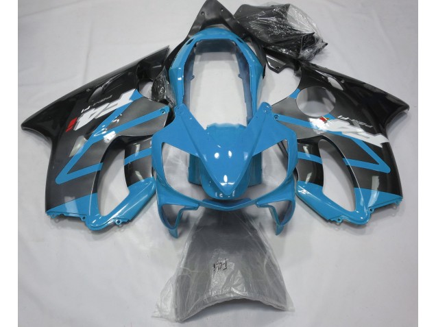 Aftermarket 2004-2007 Gloss Light Blue & Grey Honda CBR600 F4i Motorcycle Fairing