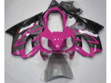 Aftermarket 2004-2007 Gloss Pink & Grey Honda CBR600 F4i Motorcycle Fairing