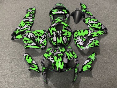 Aftermarket 2005-2006 Camo & GREEN Honda CBR600RR Motorcycle Fairing