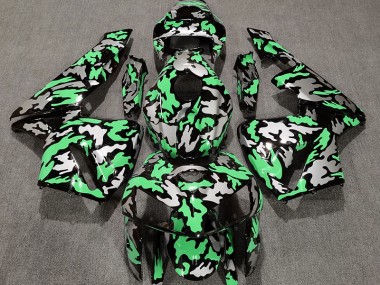 Aftermarket 2005-2006 Camo & LIGHT GREEN Honda CBR600RR Motorcycle Fairing