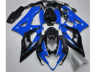 Aftermarket 2005-2006 Gloss Blue and Black Suzuki GSXR 1000 Motorcycle Fairing