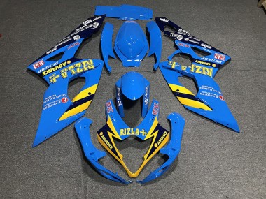 Aftermarket 2005-2006 Light Blue Rizla Suzuki GSXR 1000 Motorcycle Fairing