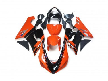 Aftermarket 2005-2006 Orange and Black Elf Kawasaki ZX6R Motorcycle Fairing