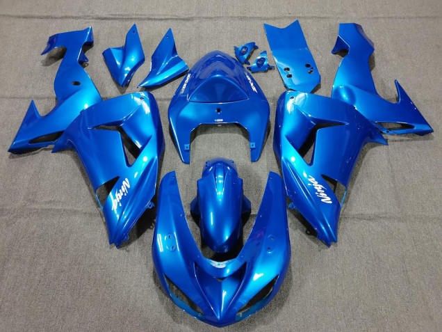 Aftermarket 2006-2007 Blue Ninja Kawasaki ZX10R Motorcycle Fairing