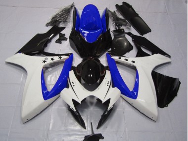 Aftermarket 2006-2007 Dark Blue Star Suzuki GSXR 600-750 Motorcycle Fairing