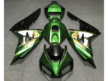 Aftermarket 2006-2007 Green & Gold Honda CBR1000RR Motorcycle Fairing