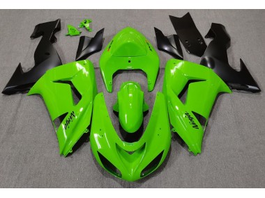 Aftermarket 2006-2007 Green Kawasaki ZX10R Motorcycle Fairing