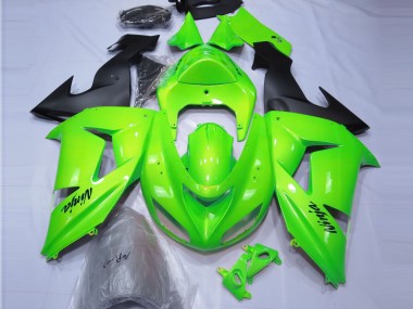 Aftermarket 2006-2007 Lime Green Kawasaki ZX10R Motorcycle Fairing