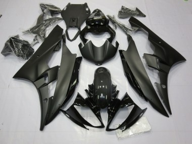 Aftermarket 2006-2007 Matte and Gloss Black Yamaha R6 Motorcycle Fairing