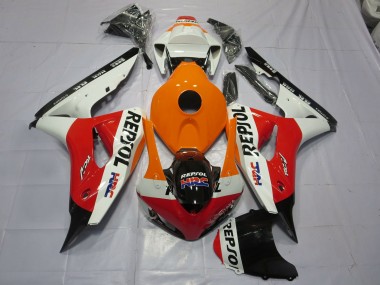 Aftermarket 2006-2007 Orange Repsol Honda CBR1000RR Motorcycle Fairing