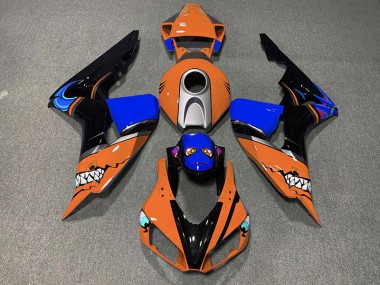 Aftermarket 2006-2007 Orange Shark Honda CBR1000RR Motorcycle Fairing