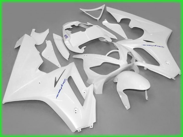 Aftermarket 2006-2008 Gloss White Triumph Daytona 675 Motorcycle Fairing