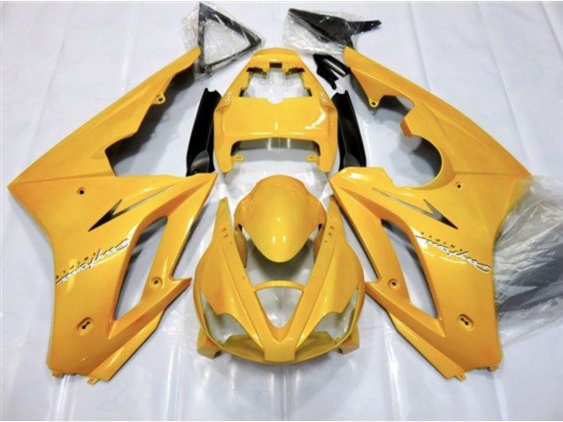 Aftermarket 2006-2008 Pearl Yellow Triumph Daytona 675 Motorcycle Fairing