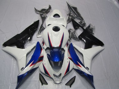 Aftermarket 2007-2008 Blue White OEM Style Honda CBR600RR Motorcycle Fairing