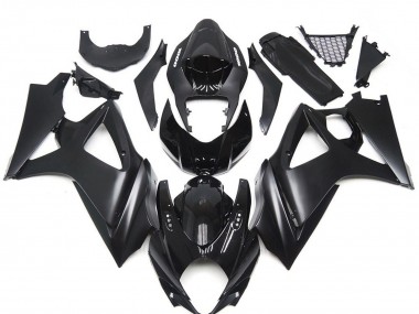 Aftermarket 2007-2008 Custom Matte Black Slick Suzuki GSXR 1000 Motorcycle Fairing