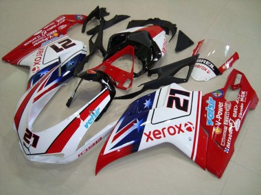 Aftermarket 2007-2012 Star Xerox Ducati 848 1098 1198 Motorcycle Fairing